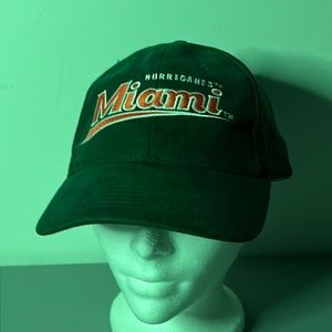 Miami Hurricanes NCAA Fitted Cap Hat Twins Enterprise